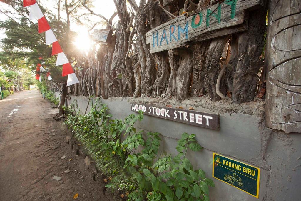 吉利特拉旺安 Woodstock Gili - Garden And Bungalows酒店 外观 照片