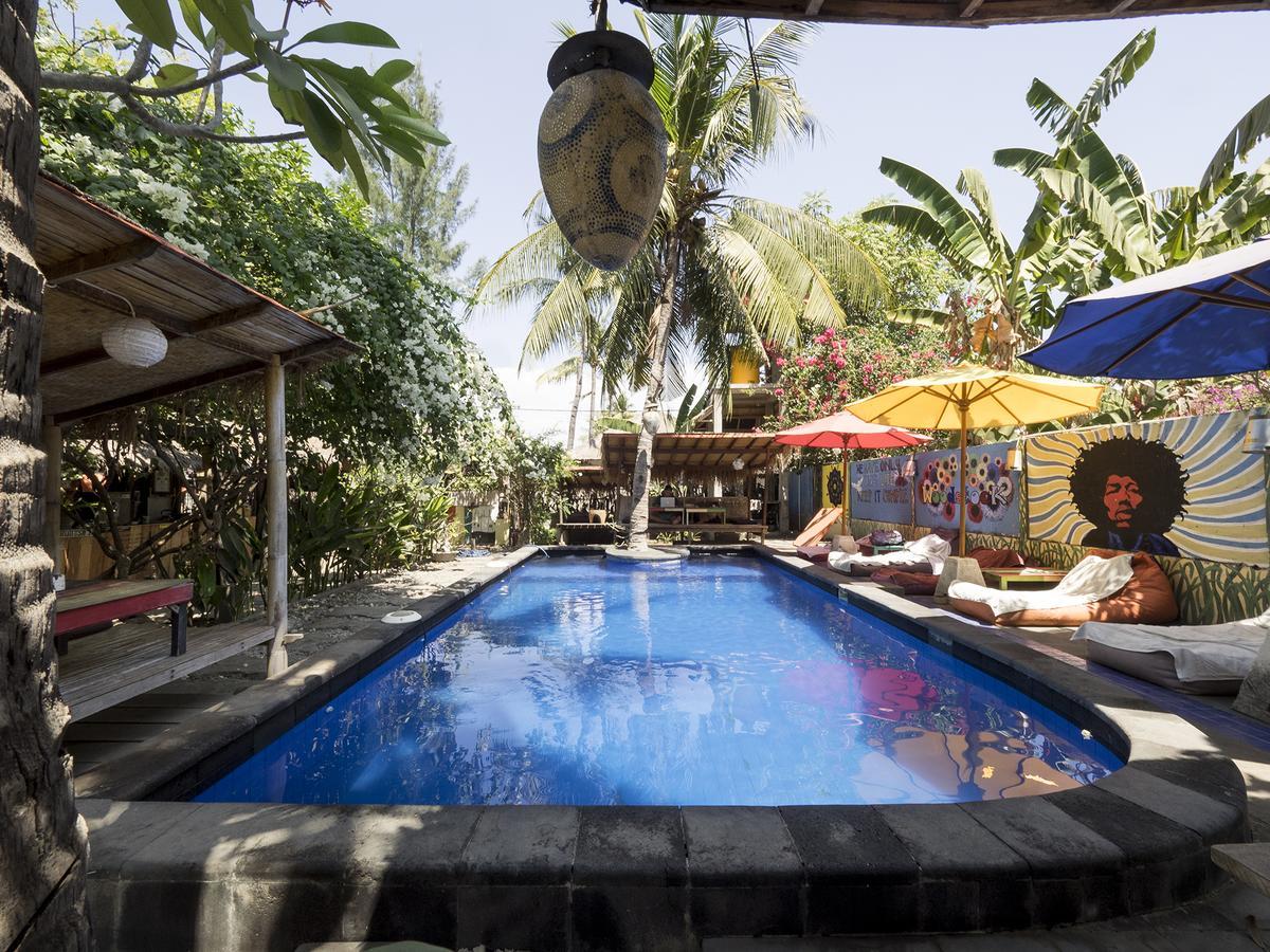 吉利特拉旺安 Woodstock Gili - Garden And Bungalows酒店 外观 照片