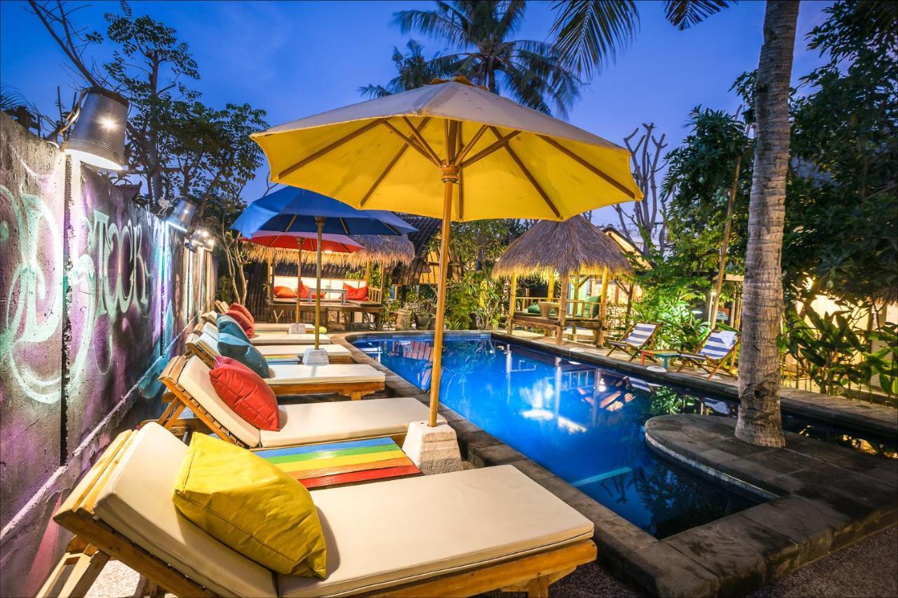 吉利特拉旺安 Woodstock Gili - Garden And Bungalows酒店 外观 照片