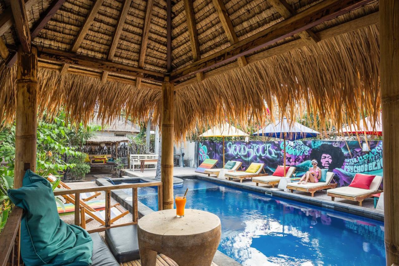 吉利特拉旺安 Woodstock Gili - Garden And Bungalows酒店 外观 照片
