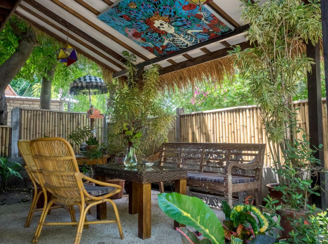 吉利特拉旺安 Woodstock Gili - Garden And Bungalows酒店 外观 照片